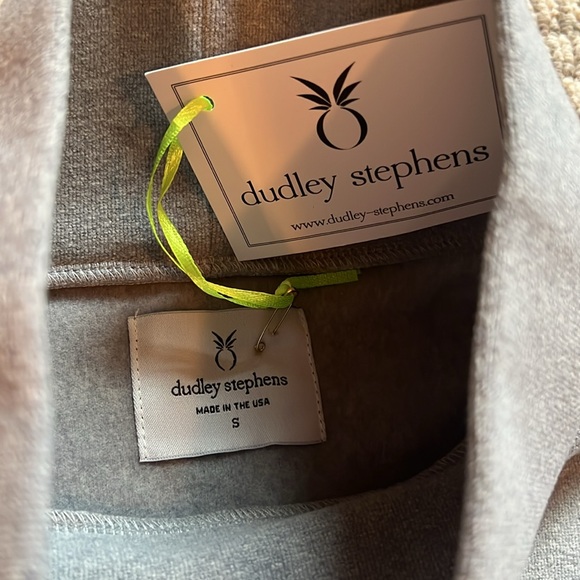 DUDLEY STEPHENS Greenpoint Turtleneck gray small Terry Fleece Funnel Neck NWT - Picture 6 of 9